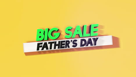 Modern-Fathers-Day-Big-Sale-text-on-fashion-yellow-gradient