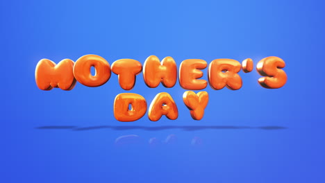Modern-orange-Mothers-Day-text-on-fashion-blue-gradient