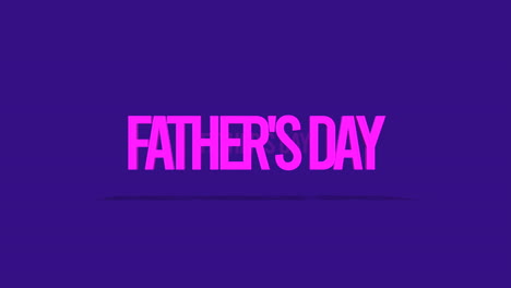 Texto-Del-Día-Del-Padre-Rodante-En-Color-Púrpura-Degradado