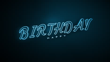 Monochrome-Happy-Birthday-text-on-dark-blue-gradient