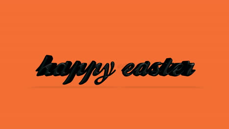 Rodando-Feliz-Texto-De-Pascua-En-Degradado-Naranja