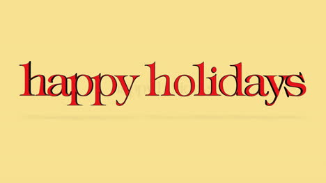 Rolling-Happy-Holidays-text-on-yellow-gradient