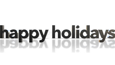 Rolling-Happy-Holidays-Text-Auf-Weißem-Farbverlauf