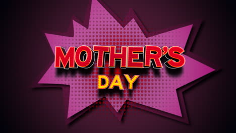 Mothers-Day-cartoon-text-with-dots-on-purple-texture