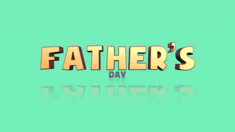Cartoon-Fathers-Day-text-on-green-gradient