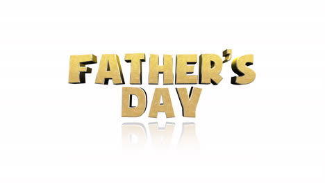 Cartoon-gold-Fathers-Day-text-on-white-gradient