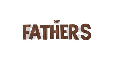 Cartoon-wood-Fathers-Day-text-on-white-gradient