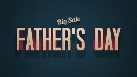 Retro-Fathers-Day-text-on-blue-vintage-texture-in-80s-style