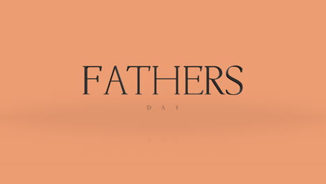 Eleganz-Vatertagstext-Auf-Orangefarbenem-Farbverlauf