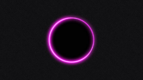 Abstract-neon-purple-ring-on-black-gradient