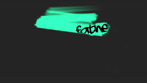 Fathers-Day-with-green-art-brush-on-black-gradient