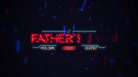 Fathers-Day-on-computer-screen-with-HUD-elements-in-galaxy