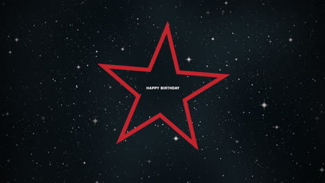 Feliz-Cumpleaños-Con-Estrella-Roja-En-Galaxia-Negra