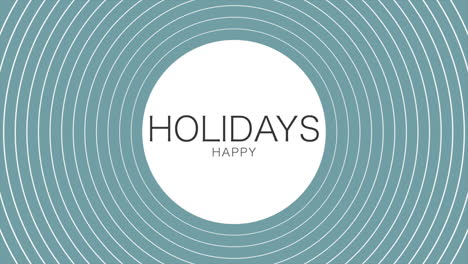 Happy-Holidays-text-on-circles-pattern-and-fashion-blue-gradient