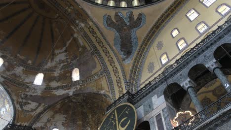 Ayasofia-Istanbul-Hagia-Sophia-Kuppelbewegungskameraansicht