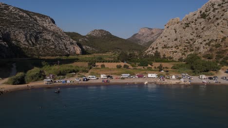 Campingplatz-Strand