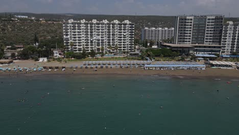 Hotel-Am-Meer,-Luftaufnahme