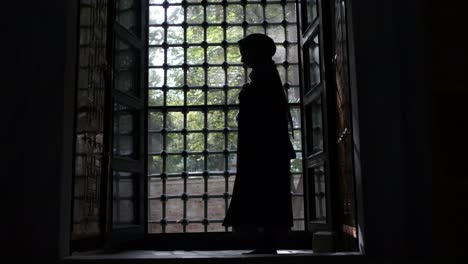 Muslimische-Frauen-Silhouette-Gebet