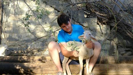 Young-farmer-feeding-lamb