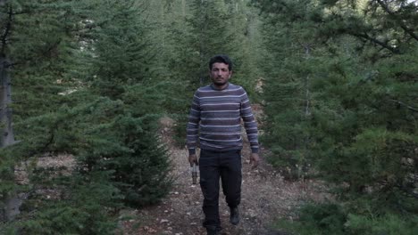 Guy-Walking-Forest