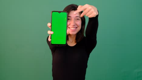 Girl-Pointing-Screen