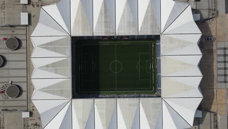 Luftaufnahme-Des-Fußballstadions