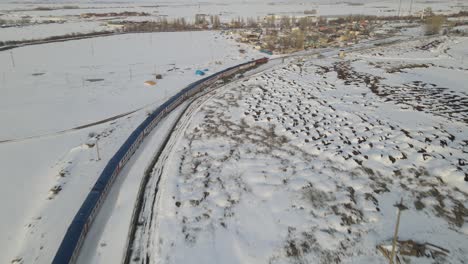 Snowy-Derailed-Train