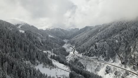 Road-Snowy-Valley