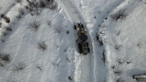 Aerial-Snowmobile-Operation