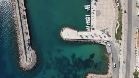 Strand-In-Der-Marina-Luftaufnahme