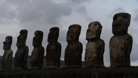 A-long-line-of-statues-is-silhouetted-on-Easter-Island-in-this-time-lapse-shot-1