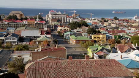 Una-Vista-Sobre-El-Centro-De-Punta-Arenas-En-La-Parte-Sur-De-Chile.
