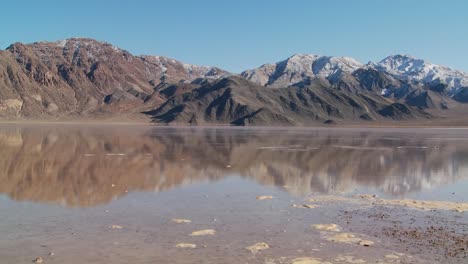A-pan-across-a-lake-of-badwater-in-Death-Valley-National-Park-1