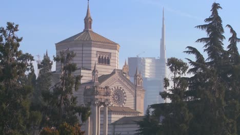 The-modern-skyline-of-Milan-Italy