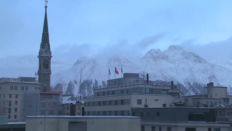 Establishing-shot-of-the-town-of-St-Moritz-Switzerland-in-winter-3
