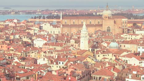 A-high-angle-establishing-overview-of-Venice-Italy