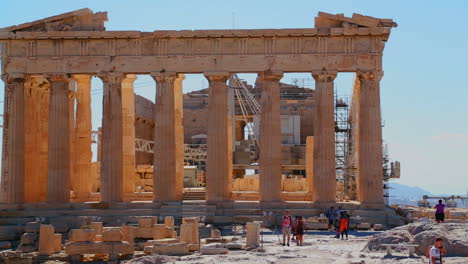 The-Acropolis-and-Parthenon-on-the-hilltop-in-Athens-Greece-2
