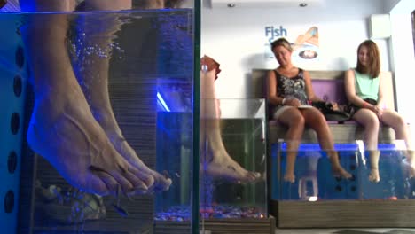 Fish-nibble-away-at-peoples-toes-and-feet-at-a-fish-spa-in-Greece-2