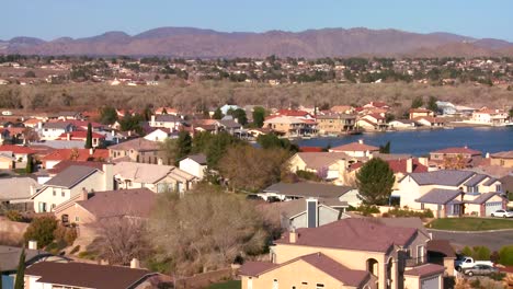 Birds-eye-view-over-suburban-sprawl-in-a-desert-community