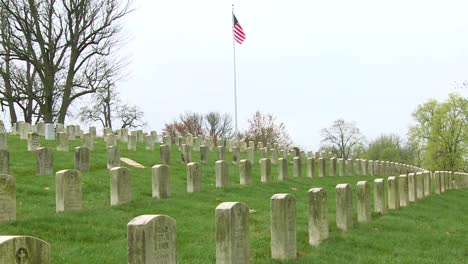 Lange-Gräberreihen-Markieren-Einen-Weltkriegsfriedhof-1