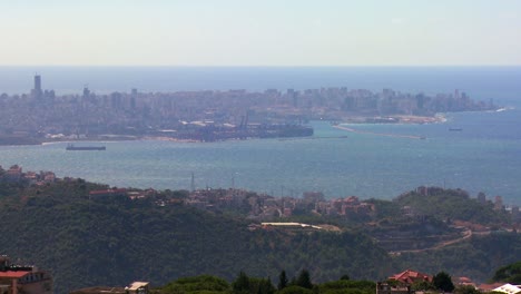 Pleasure-and-cargo-ships-off-the-coast-of-Beirut-Lebanon-1
