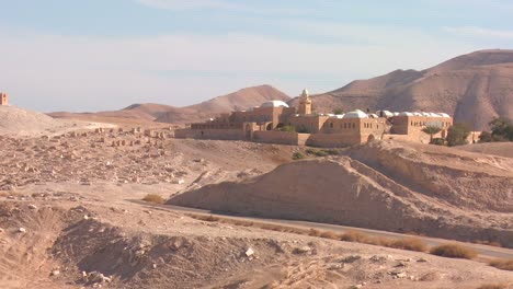 El-Monasterio-De-Moisés-En-Las-Colinas-De-Judea-Cerca-Del-Mar-Muerto-En-Israel