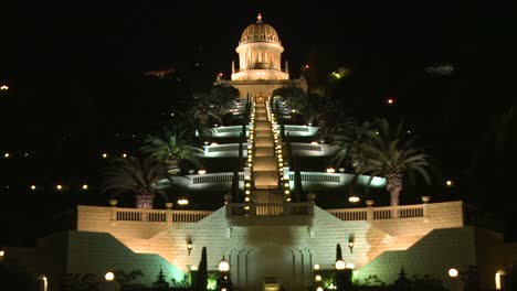 Der-Schöne-Bahai-Tempel-In-Haifa-Israel-Bei-Nacht-1