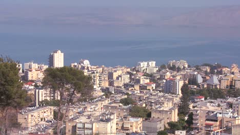 The-city-of-Tiberius-along-the-sea-of-galilee-in-Israel