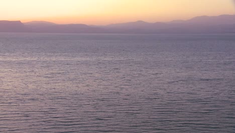 Dusk-over-the-Sea-Of-Galilee-in-Israel