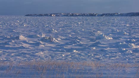 La-Extensión-Congelada-De-La-Bahía-De-Hudson,-Manitoba,-Canadá-1