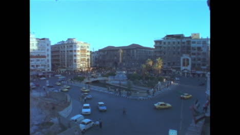 La-Vida-En-Las-Calles-De-Damasco,-Siria-En-1996.