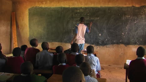 One-of-the-boys-from-the-class-gives-instruction-to-the-others-in-his-class