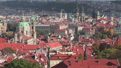 Una-Hermosa-Panorámica-De-Praga-República-Checa