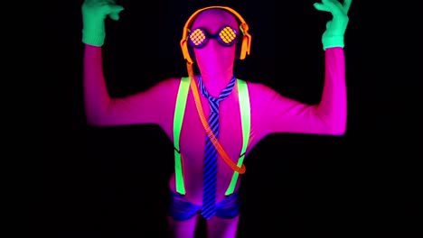 Lady-in-Glowing-Morph-Suit-04